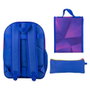 Sonic Prime Sac à dos 42cm avec sac fourre-tout et pique-nique - Taille: 31x11x42cm, 100% polyester