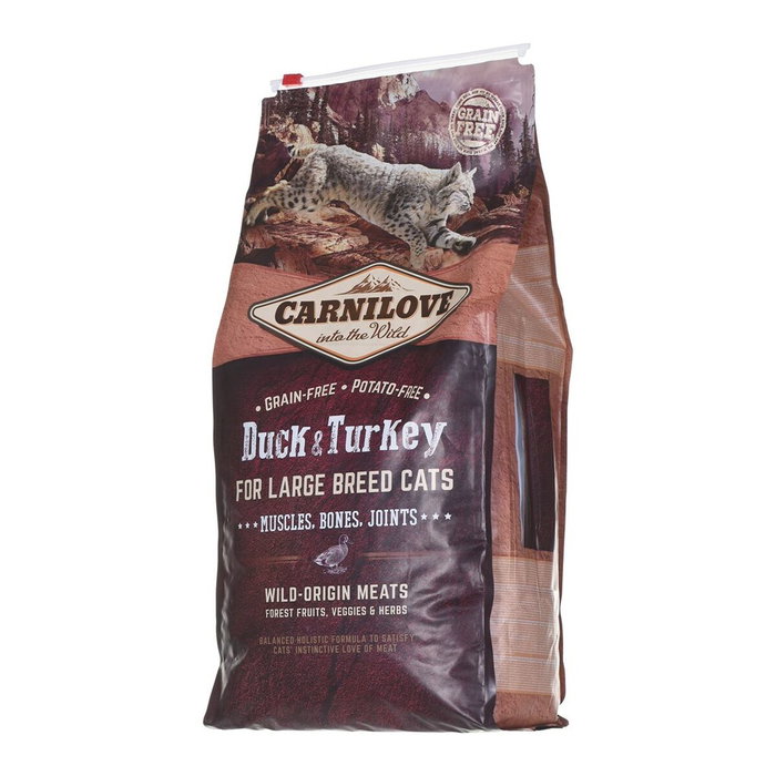 Aliments pour chat Carnilove Adulte Canard 6 Kg