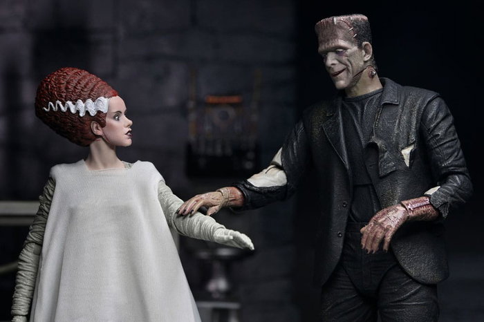 NECA Universal Monsters 2 pack figurines Bride of Frankenstein 90th Anniversary The Monster & His Mate 18 cm NECA Universal Monsters 2 pack figurines Bride of Frankenstein 90th Anniversary The Monster & His Mate 18 cm