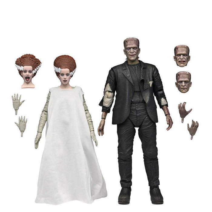NECA Universal Monsters 2 pack figurines Bride of Frankenstein 90th Anniversary The Monster & His Mate 18 cm NECA Universal Monsters 2 pack figurines Bride of Frankenstein 90th Anniversary The Monster & His Mate 18 cm