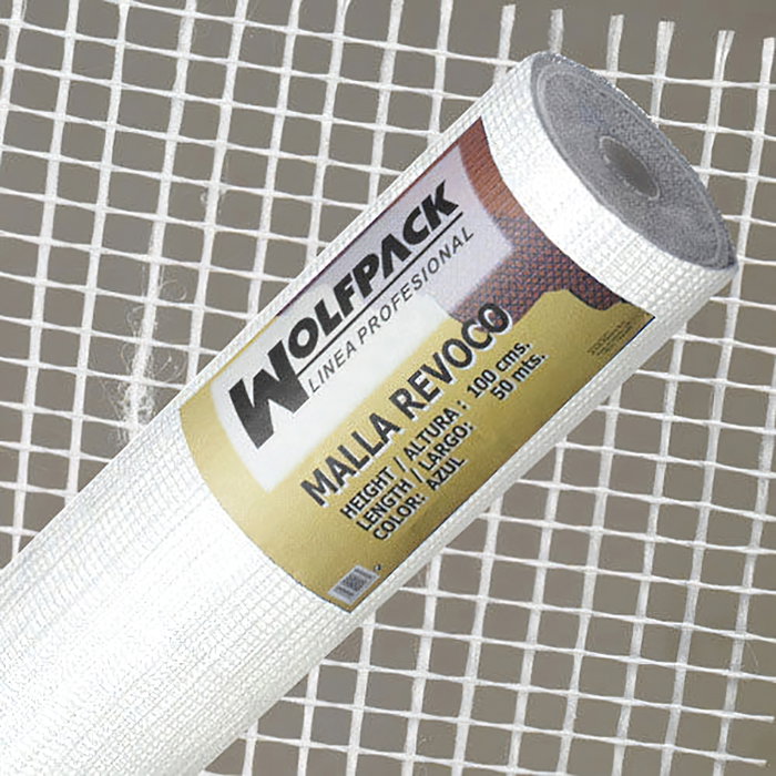 WOLFPACK LINEA PROFESIONAL Filet de ravalement blanc rouleau 50 m x 1 m (4 x 4,5 mm) WOLFPACK LINEA PROFESIONAL Filet de ravalement blanc rouleau 50 m x 1 m (4 x 4,5 mm)