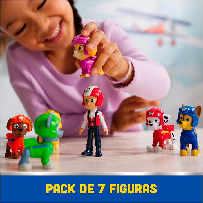 Spin Master Multipack de 7 figurines Air Rescue La Pat' Patrouille