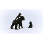 Schleich Famille de Gorilles des Plaines Wild Life