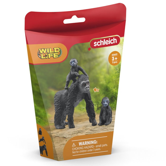 Schleich Famille de Gorilles des Plaines Wild Life Schleich Famille de Gorilles des Plaines Wild Life