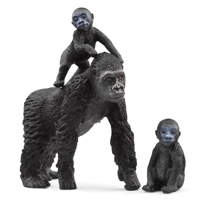 Schleich Famille de Gorilles des Plaines Wild Life Schleich Famille de Gorilles des Plaines Wild Life