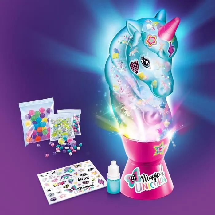 Canal Toys Lampe à Lave Licorne DIY Kit Créatif avec Stickers Illuminée - Set Complet Perles, Pierres, Colorants - OFG 297 - Fonctionne dans le Noir Canal Toys Lampe à Lave Licorne DIY Kit Créatif avec Stickers Illuminée - Set Complet Perles, Pierres, Colorants - OFG 297 - Fonctionne dans le Noir
