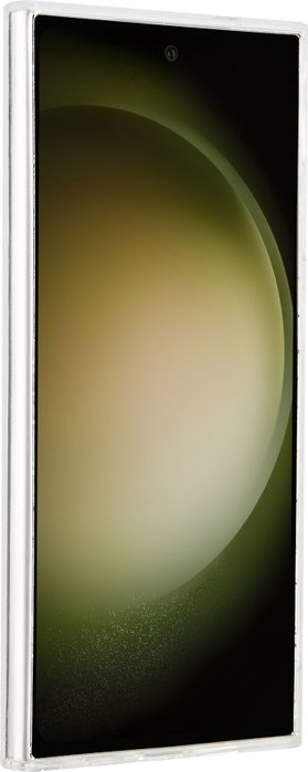 eSTUFF Coque magnétique hybride INFINITE OSLO pour Samsung Galaxy S24 Ultra - Transparente - 86% plastique recyclé - Protection anti-chutes - Compatible MagSafe
