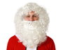 Perruque et barbe longue blanche pour Père Noël 160 g
