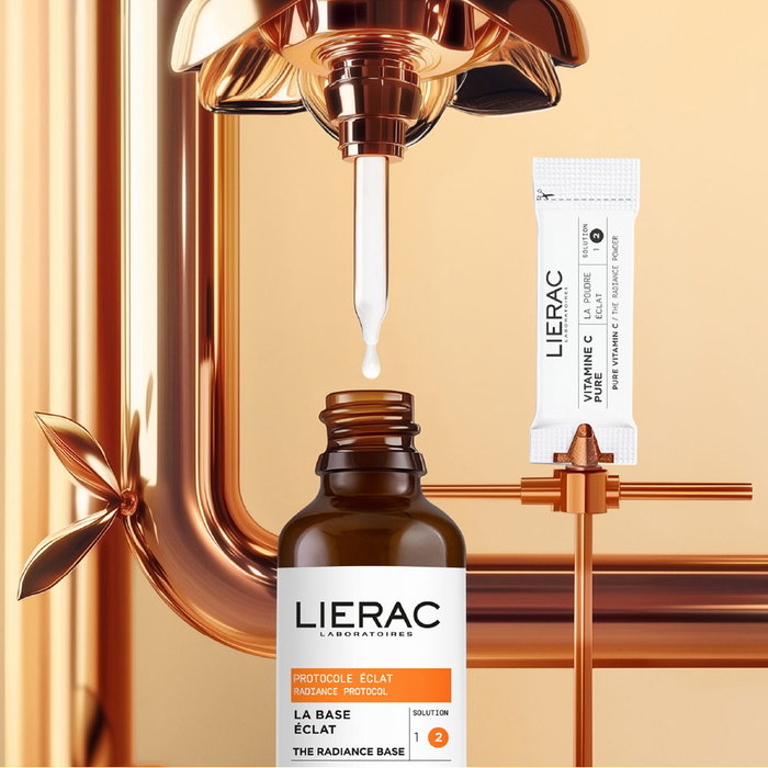 Lierac Lot de 2 Sérums Luminosity Vitamine C 20%, Niacinamide et Vitamine E pour Éclat et Anti-rides Unisexe