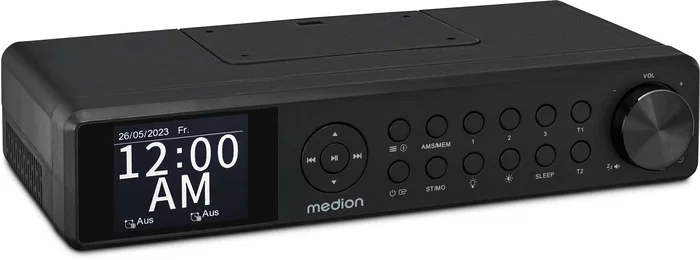 Medion Radio de Cuisine DAB+ Bluetooth 5.0 2x3W RMS Noir Medion Radio de Cuisine DAB+ Bluetooth 5.0 2x3W RMS Noir