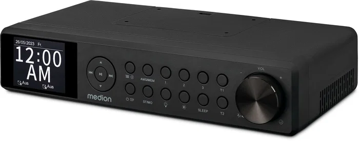 Medion Radio de Cuisine DAB+ Bluetooth 5.0 2x3W RMS Noir Medion Radio de Cuisine DAB+ Bluetooth 5.0 2x3W RMS Noir