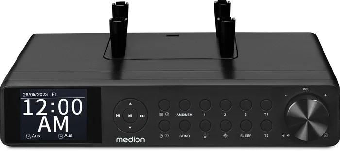 Medion Radio de Cuisine DAB+ Bluetooth 5.0 2x3W RMS Noir Medion Radio de Cuisine DAB+ Bluetooth 5.0 2x3W RMS Noir