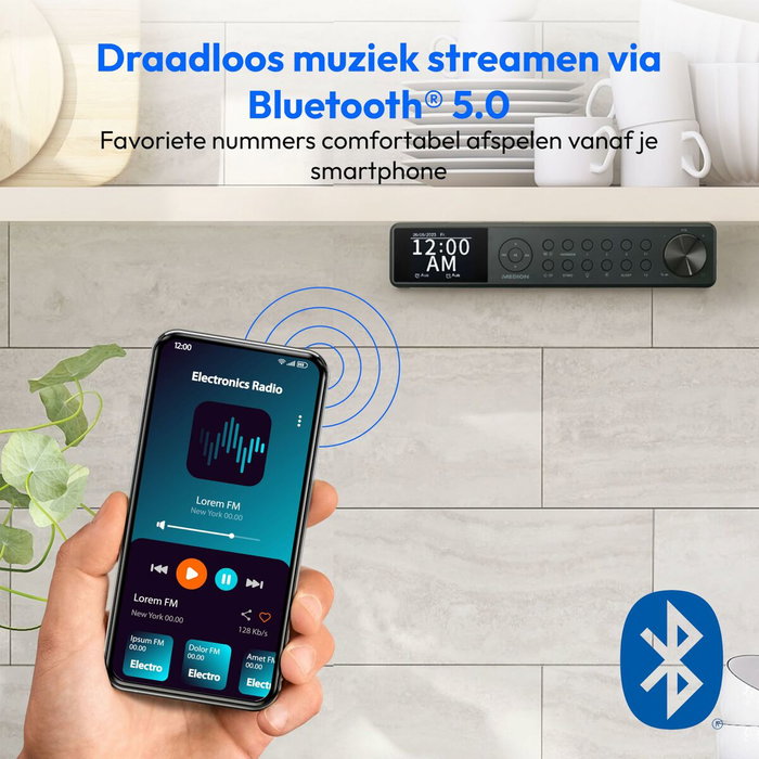 Medion Radio de Cuisine DAB+ Noir