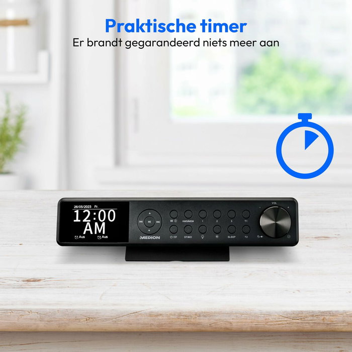 Medion Radio de Cuisine DAB+ Noir