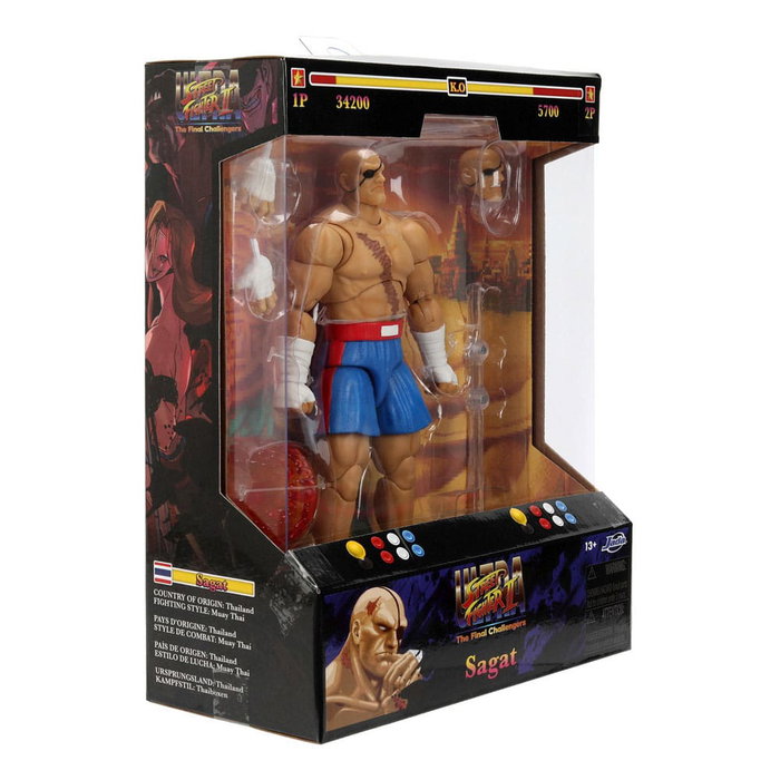 Ultra Street Fighter II: The Final Challengers figurine 1/12 Sagat 19 cm