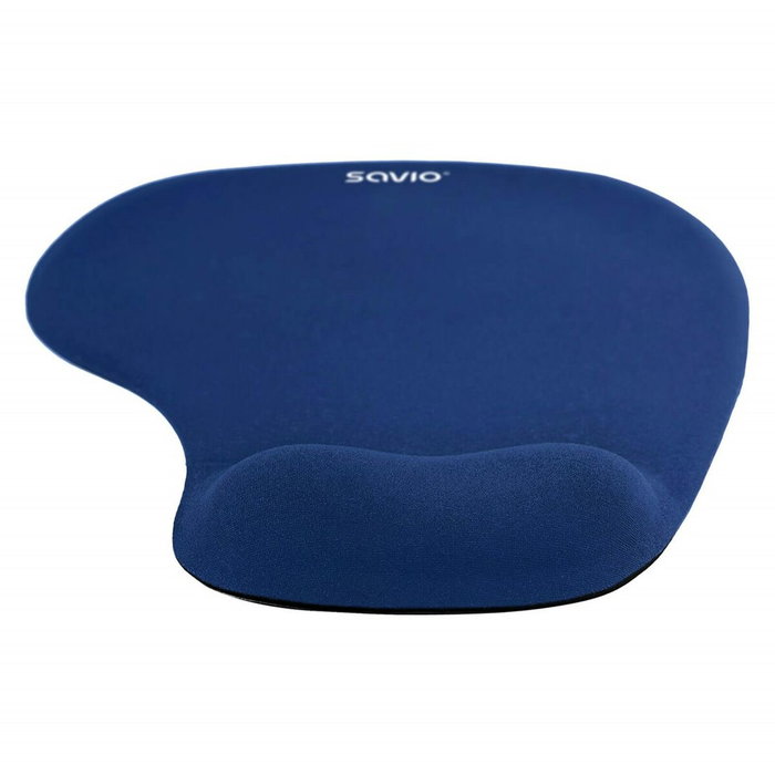 SAVIO Support de souris et de poignet en gel, bleu foncé