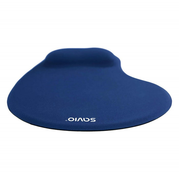 SAVIO Support de souris et de poignet en gel, bleu foncé