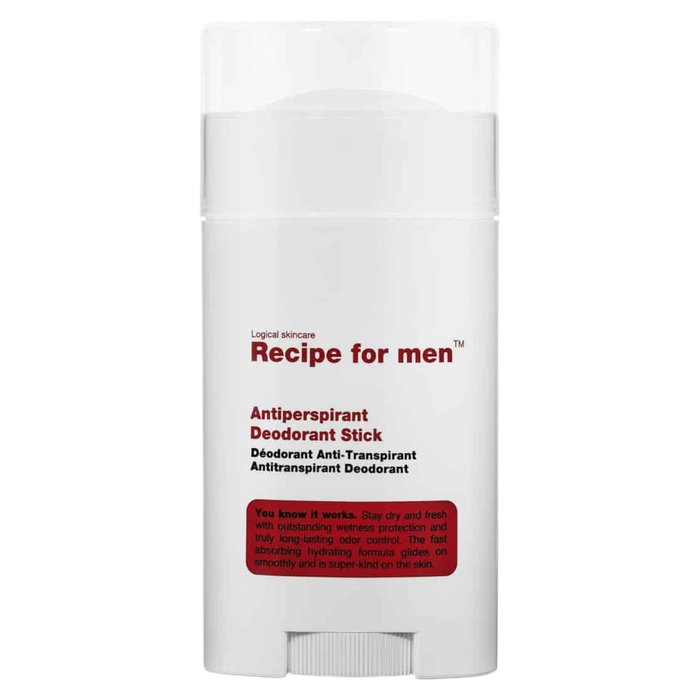 Recipe For Men Déodorant Antitranspirant Fraîcheur en Stick pour Hommes 50 ml