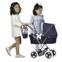 Decuevas Poussette de Poupée Pliable Vintage avec Parapluie - Dimensions 38x65x60 cm, en Métal, Plastique et Polyester