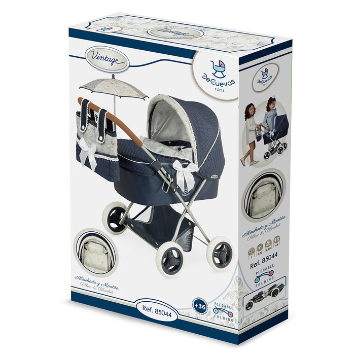 Decuevas Coche de Poupée Pliable Vintage avec Ombrelle Decuevas Coche de Poupée Pliable Vintage avec Ombrelle