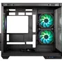 BitFenix - Boîtier PC Cube Triton, Noir, Verre Trémpé, USB-C, A-RGB, Ventilateurs A-RGB, Compatible ATX, Micro-ATX, Mini-ITX, Ports USB 3.0, Audio HD