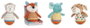 Creaciones Llopis - Tentetieso Luna Blandito 20 cm - Hochets sensoriels en peluche - Lot de 5 pièces assorties - Jouet pour enfant à partir de 3 ans