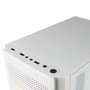 Mars Gaming MC300W Boîtier PC Micro-ATX Blanc avec 3 Ventilateurs FRGB et Fenêtre en Verre Trempé – Ref: MC300W