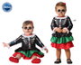 atosa Déguisement Squelette Mexicain Bébé Fille