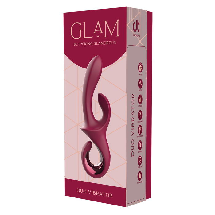 Vibration de Stimulation Double Dream Toys Glam Rouge