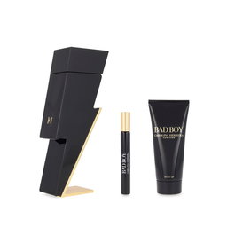 Carolina Herrera Coffret Bad Boy Pour Homme avec Eau de Toilette 100 ml + 10 ml et Gel Douche 100 ml