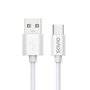 SAVIO Câble USB 2.0 de 3m USB A vers USB C, blanc