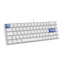 The G-Lab KEYZ HYDROGEN Clavier Gamer 60% Blanc