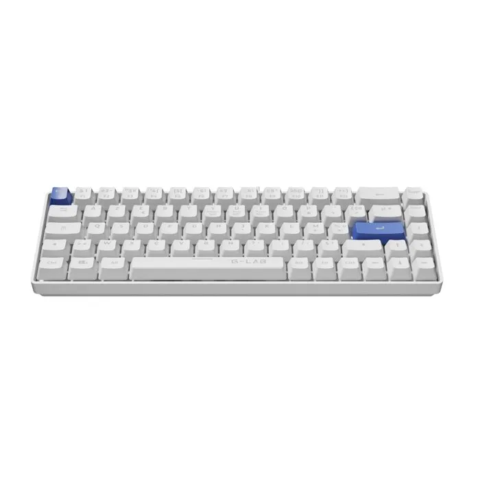 The G-Lab KEYZ HYDROGEN Clavier Gamer 60% Blanc The G-Lab KEYZ HYDROGEN Clavier Gamer 60% Blanc