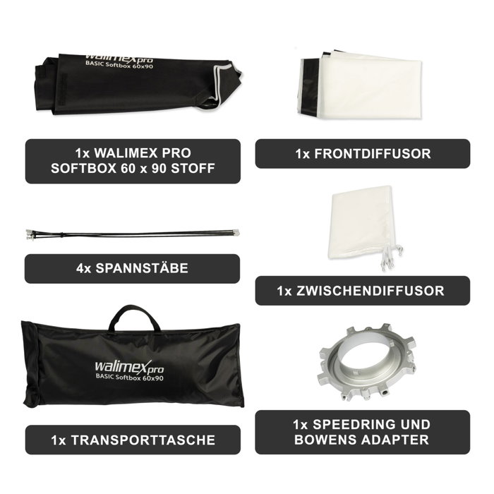 walimex pro Softbox Basic 60x90 walimex pro Softbox Basic 60x90