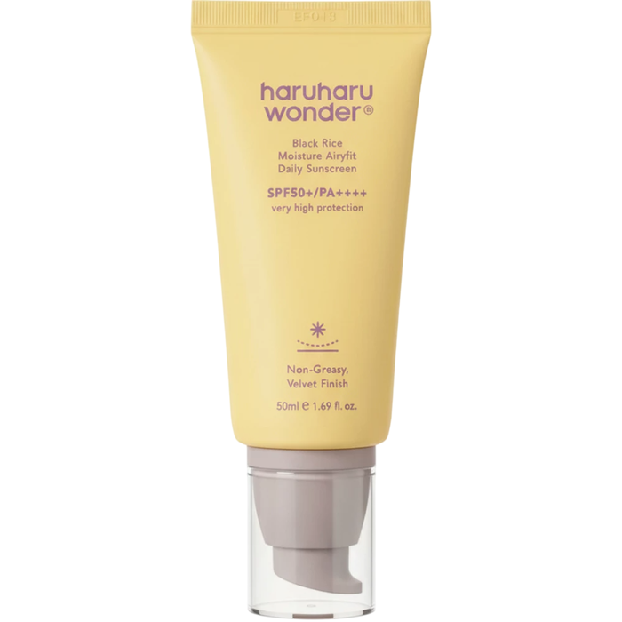 Haruharu Wonder Crème Solaire Visage SPF50+ 50 ml - Protection à la Riz Noir Haruharu Wonder Crème Solaire Visage SPF50+ 50 ml - Protection à la Riz Noir