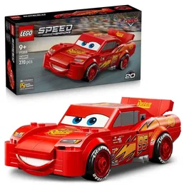 Lego 77255 Speed Champions Flash McQueen, Jouet de Construction Voiture Rouge, Célébration 20e Anniversaire du Film Disney Pixar Cars, pour Enfants dès 9 Ans