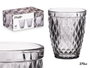 Vivalto Verre Diamant Gris 270 ml 8x10x8 cm (Set de 24)
