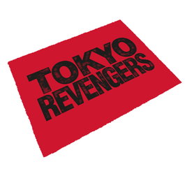 Sd toys Paillasson Tokyo Revengers 60x40 cm logo noir sur rouge