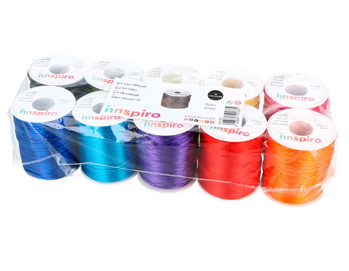Innspiro Set de 10 fils queue de raton 2mm de 50m