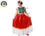 atosa Déguisement Mexicain Robe Rouge Femme Adulte XL