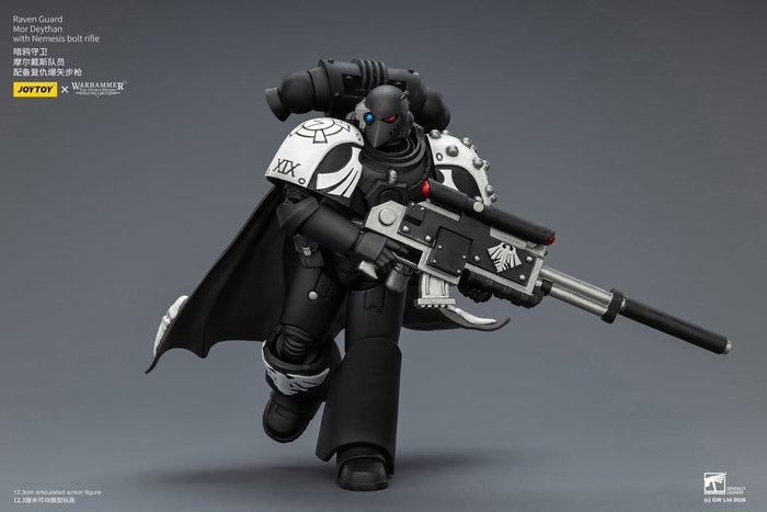 Joy Toy Warhammer 40,000 figurine Raven Guard Mor Deythan 12 cm Joy Toy Warhammer 40,000 figurine Raven Guard Mor Deythan 12 cm