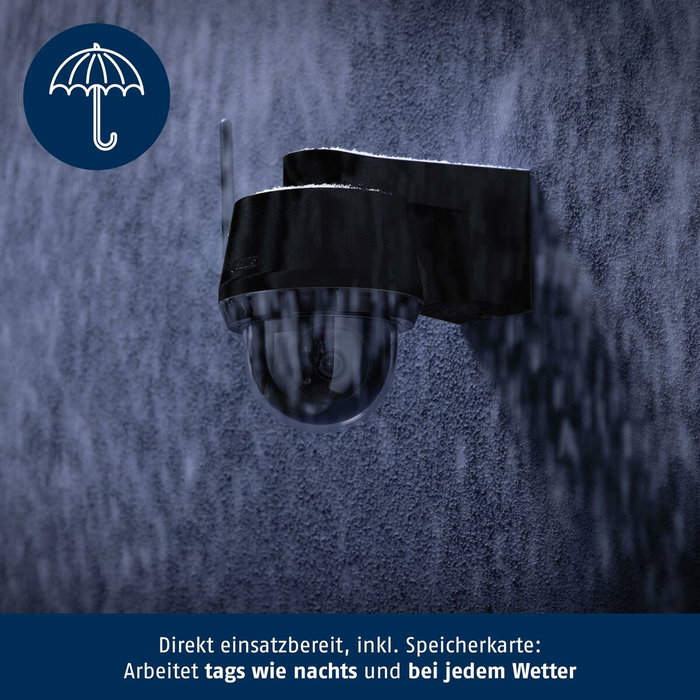 Abus PPIC52520B Caméra de surveillance Wi-Fi Noir