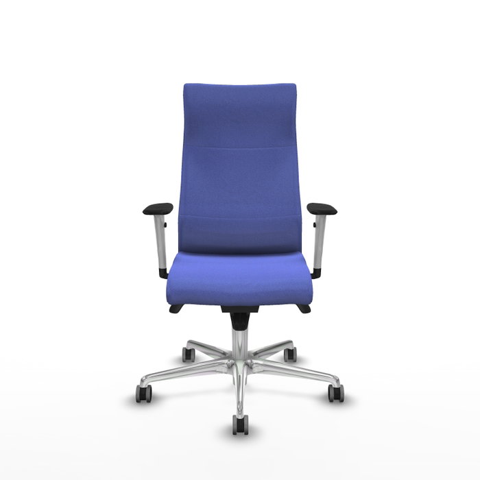 Piqueras Y Crespo Fauteuil Albacete Bleu Clair avec Mécanisme Synchrone et Base Aluminium Piqueras Y Crespo Fauteuil Albacete Bleu Clair avec Mécanisme Synchrone et Base Aluminium