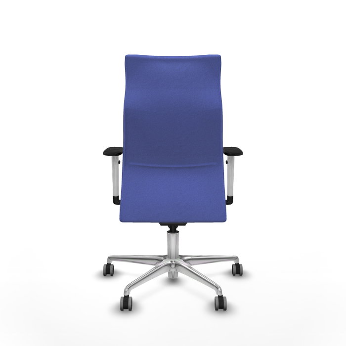 Piqueras Y Crespo Fauteuil Albacete Bleu Clair avec Mécanisme Synchrone et Base Aluminium Piqueras Y Crespo Fauteuil Albacete Bleu Clair avec Mécanisme Synchrone et Base Aluminium