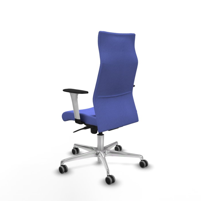 Piqueras Y Crespo Fauteuil Albacete Bleu Clair avec Mécanisme Synchrone et Base Aluminium Piqueras Y Crespo Fauteuil Albacete Bleu Clair avec Mécanisme Synchrone et Base Aluminium