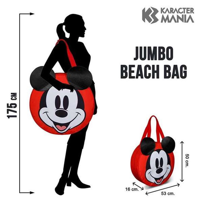 Sac de plage Mickey Mouse Rouge