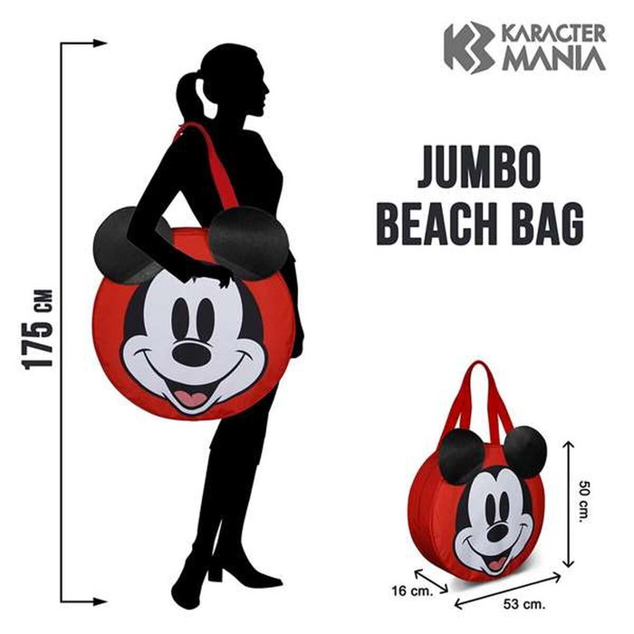 Sac de plage Mickey Mouse Rouge