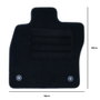 OCC Design Tapis sur mesure Volkswagen Golf VII (2012-2019) 5 pièces Bleu