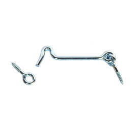 Edm Aldabilla double hembilla en fer zincado, 75 x 15 mm, boîte de 50 unités