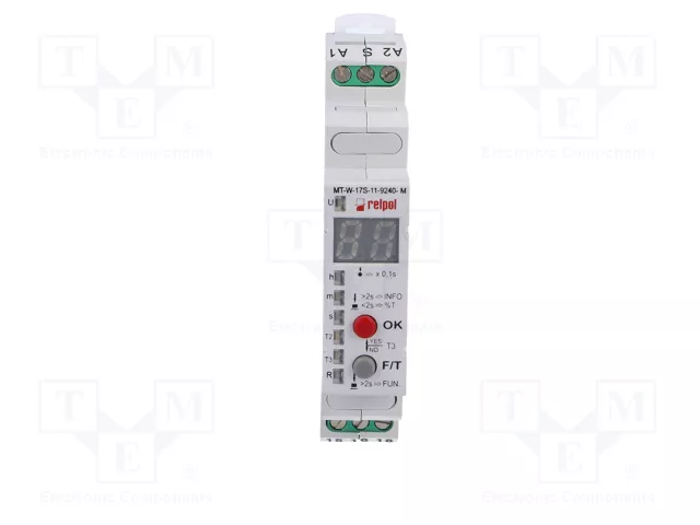 RELPOL Relais de temps numérique SPDT 12-240V AC/DC RELPOL Relais de temps numérique SPDT 12-240V AC/DC